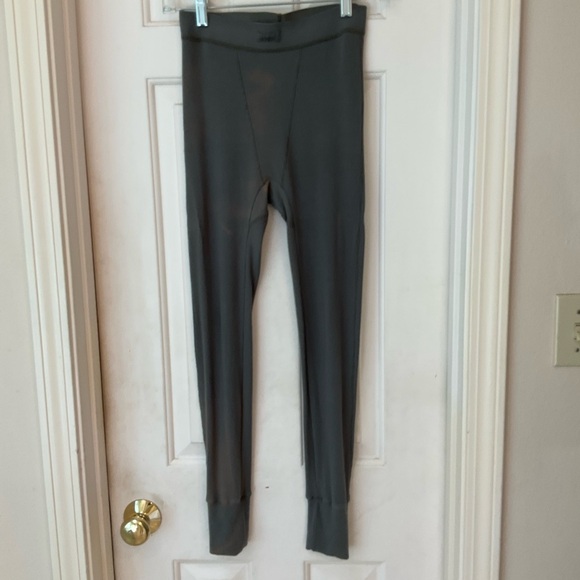 Skims Cotton Ribbed Top and Leggings, Gray, Fading of the leggings, Sz S - Picture 11 of 16